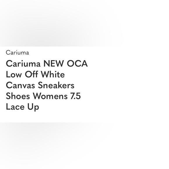Cariuma OCA Canvas Sneakers / Lace -up - Picture 7 of 7